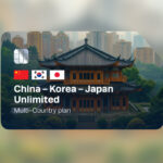 eSIM China-Korea-Japan Unlimited